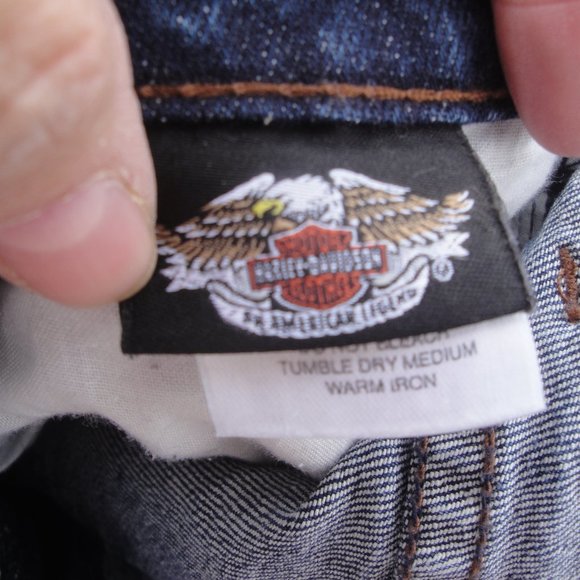 Harley-Davidson Ladies Jeans Size 10P Bootcut - Picture 10 of 10